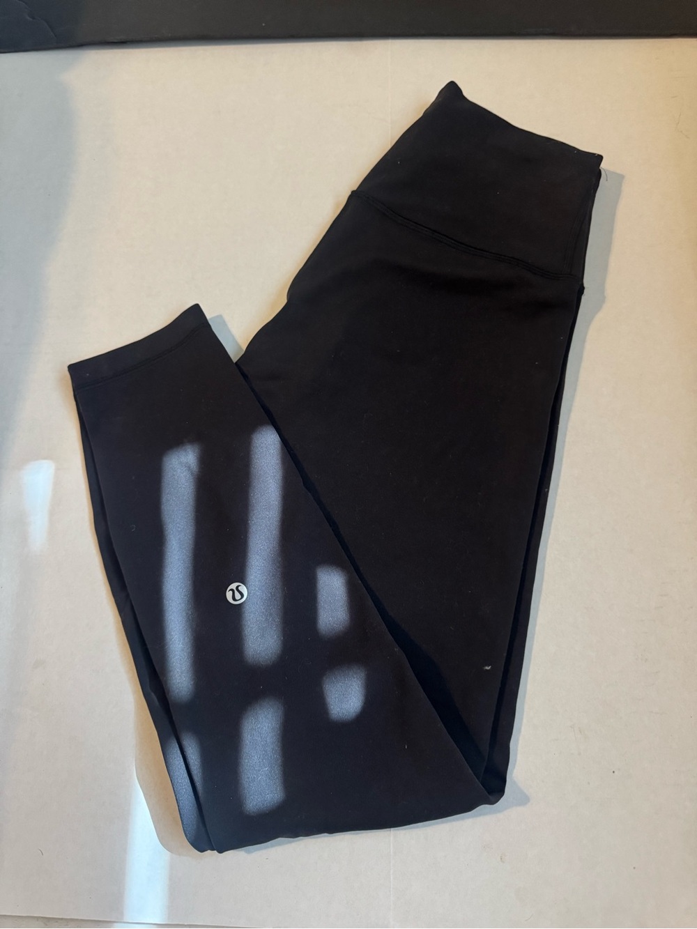 lululemon athletica Black High-Rise Leggings with Logo